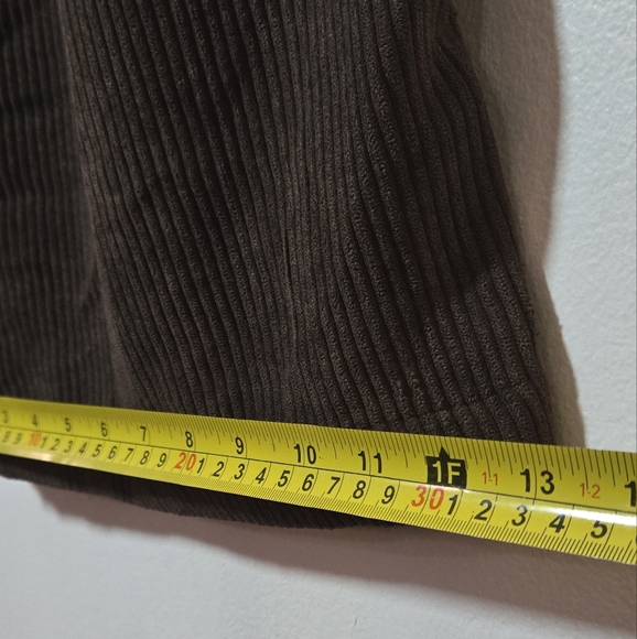 SO Goods For Life Womens Brown Corduroy High Rise Wide Leg Pants XS - Picture 6 of 16